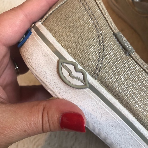 Keds X EOS metallic lace up sneakers - Picture 3 of 10